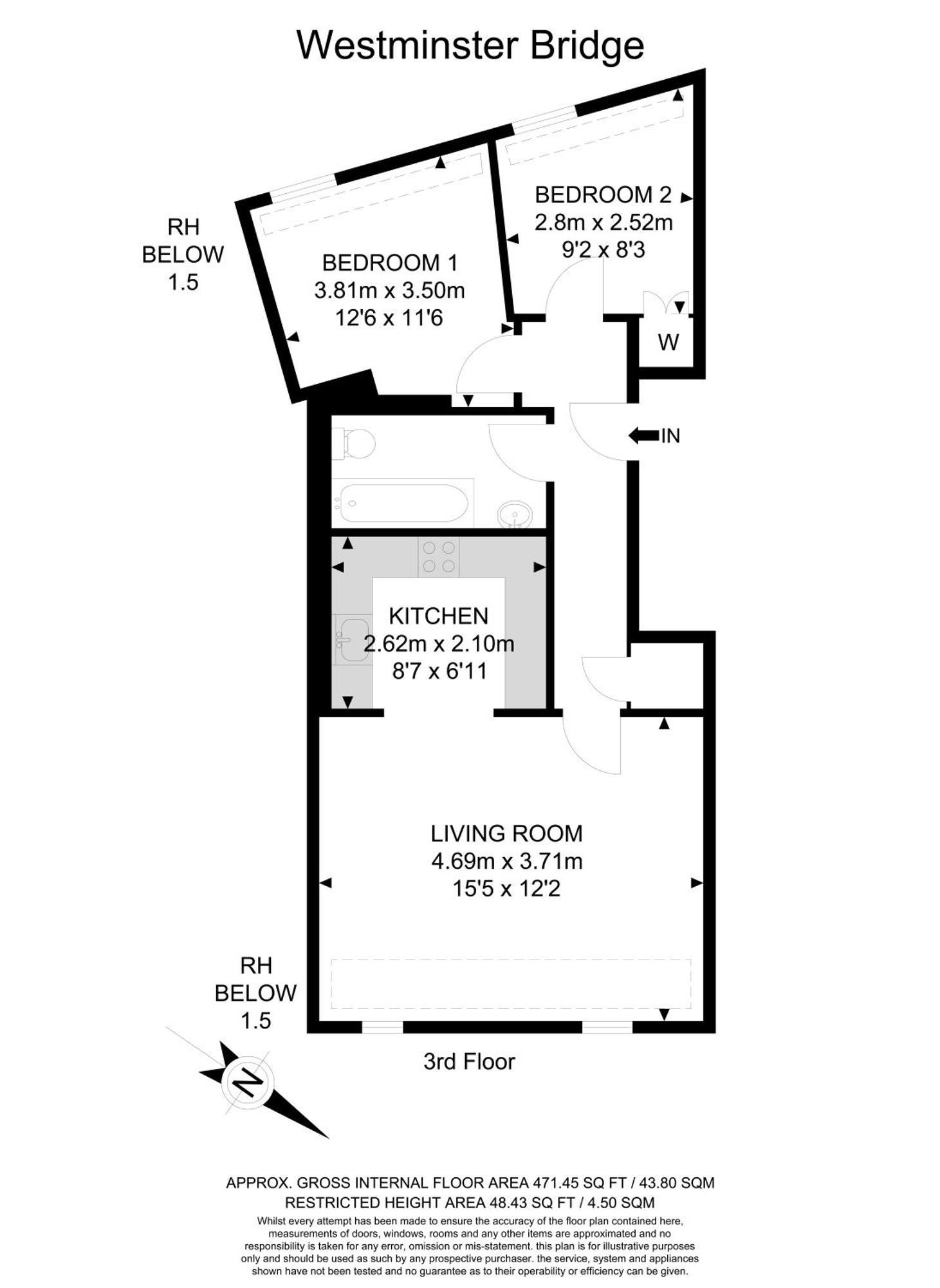 Апартаменты Modern 2 Bed Flat Near London Eye, Waterloo Экстерьер фото